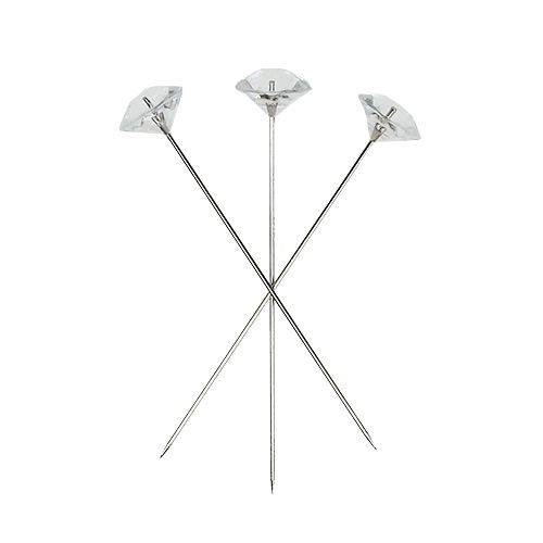 Product Diamond needles Ø11mm trans clear 55 pcs