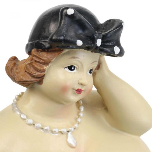 Floristik24 Decorative figure chubby woman, fat lady figure, bathroom decoration H23cm