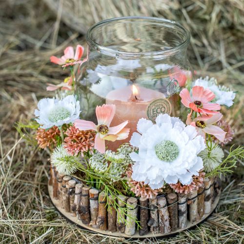 Floristik24 Dill flowering, artificial plant, artificial herbs green, white L80cm