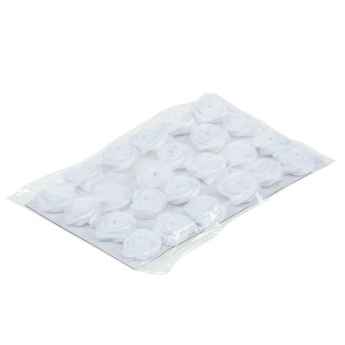 Product Diorrose for gluing and sprinkling white Ø1.5cm 24 pcs