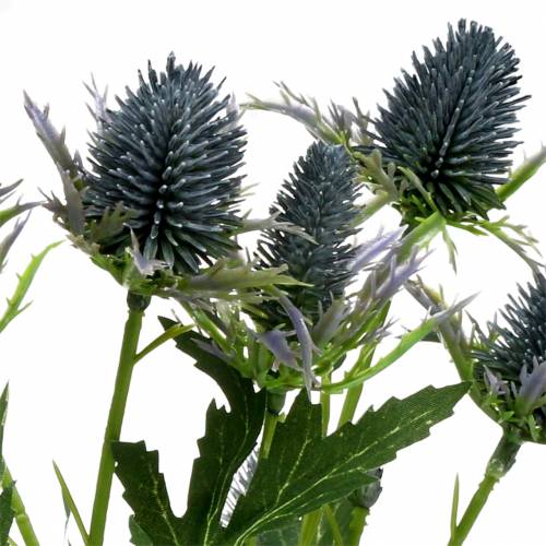 Floristik24 Artificial flower thistle blue 70cm