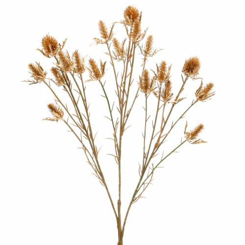 Artificial thistle branch Golden L71.5cm