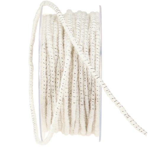 Product Wick thread Glamour White/Silver with wire 33m