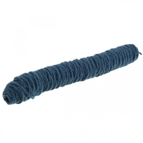 Floristik24 Wick thread felt cord dark blue 55m