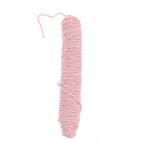 Floristik24 Wick Thread Felt Cord Pink 55m