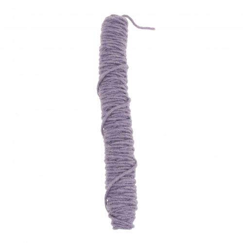 Wick thread felt cord violet 55m