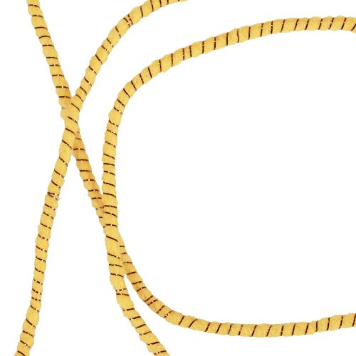 Product Wool thread with wire felt cord mica yellow bronze Ø5mm 33m