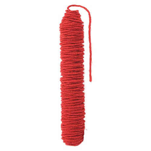 Floristik24 Wick thread 55m red