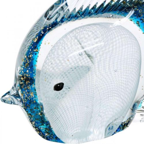 Floristik24 Doctor fish figure made of glass with glitter 14cm