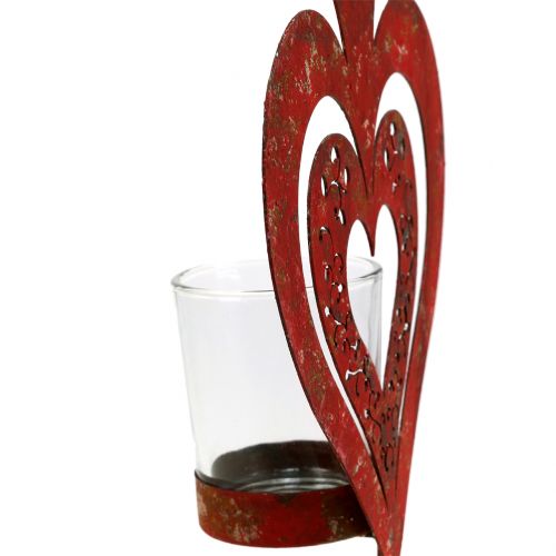 Product Decorative heart with lantern H26cm