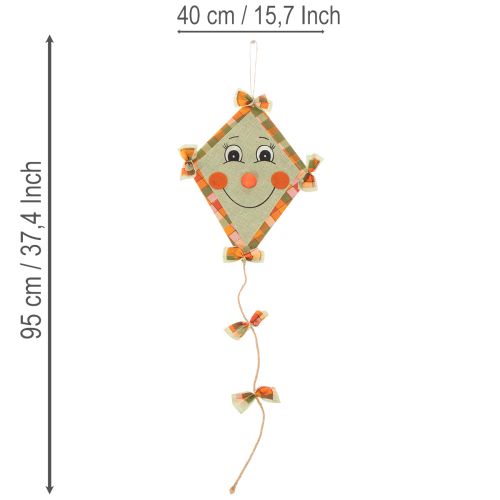 Decorative dragon with face and hanger, autumn decoration, 40cm, 2 pieces | Floristik24.ie