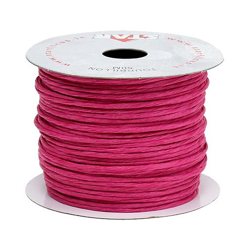 Product Wire wrapped around 50m of fuchsia