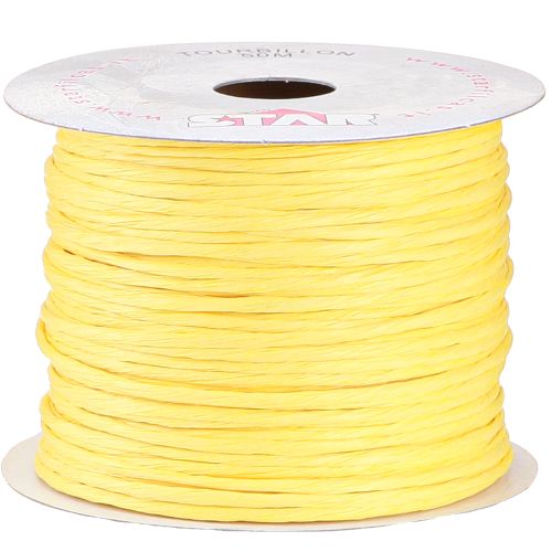 Floristik24 Wire wrapped 50m yellow