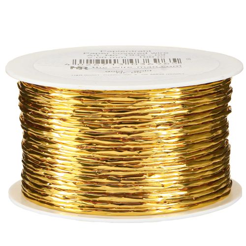 Wire wrapped gold Ø2mm 100m