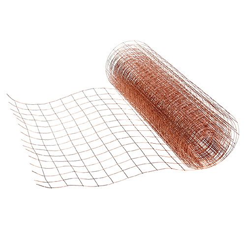 Floristik24 Wire mesh copper 35cm x 5m