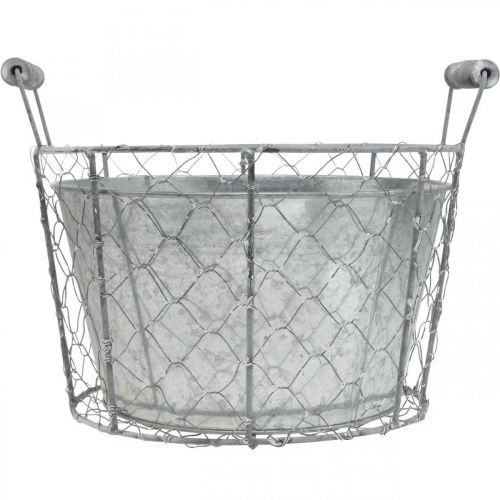 Product Wire basket pot for planting spring basket metal Ø26cm
