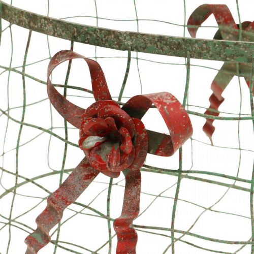 Floristik24 Metal bag, wire basket, planter, handle basket L34cm H33cm