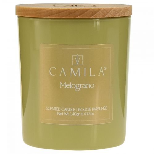 Product Scented candle in glass Camila pomegranate Ø7.5cm H8cm