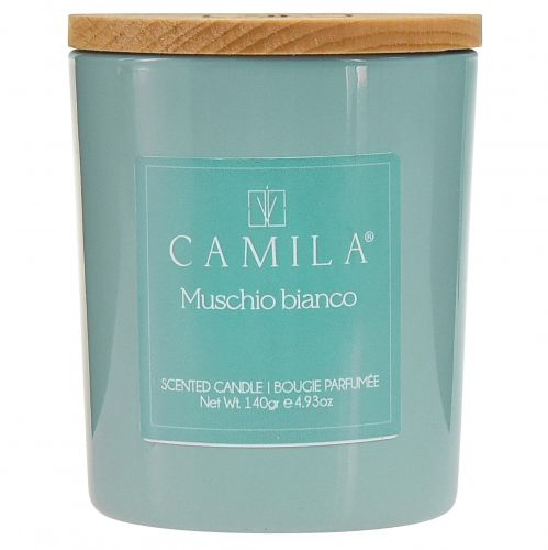 Product Scented candle in glass Camila White Musk Ø7.5cm H8cm