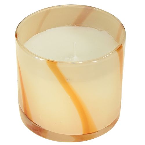 Floristik24 Scented candle in glass Citronella candle retro design Ø8cm H8cm