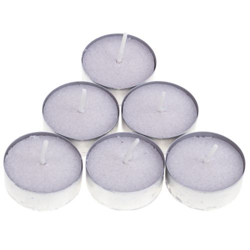Floristik24 Scented candles lavender mimosa, tea lights scented Ø3.5cm H1.5cm 18 pieces
