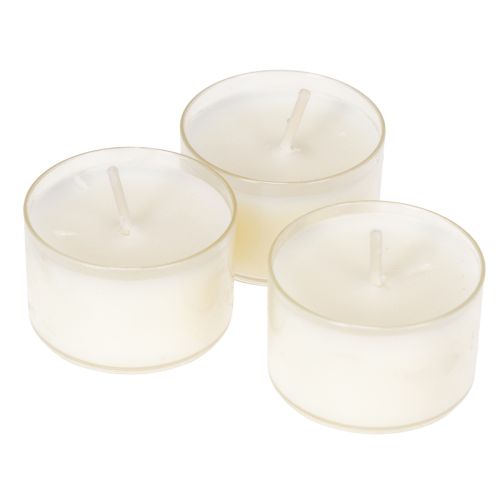 Floristik24 Citronella scented tealight candles for romantic evenings at home or in the garden, 25mm, 7h, 18 pieces