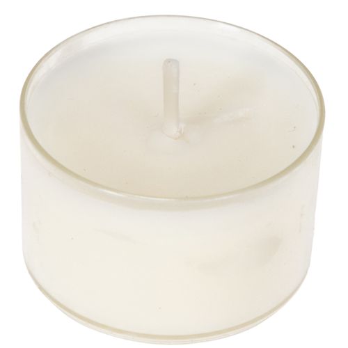 Product Citronella scented tealight candles for romantic evenings at home or in the garden, 25mm, 7h, 18 pieces