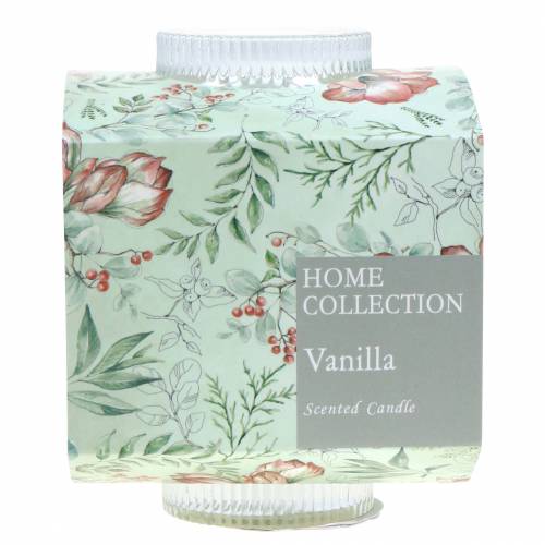 Floristik24 Scented candle in a glass vanilla white Ø8cm H10.5cm