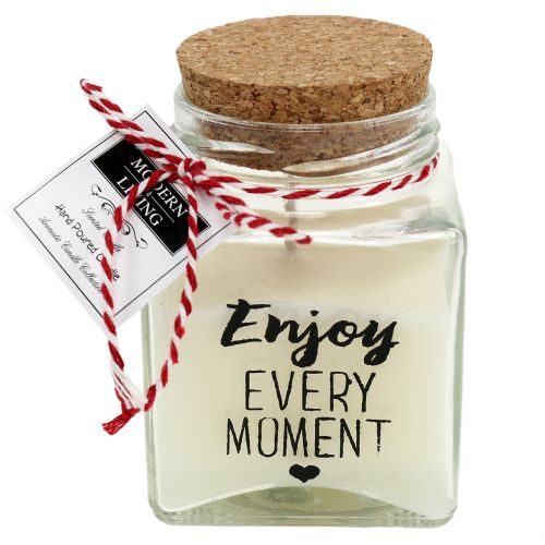 Floristik24 Scented wax in a jar Enjoy Every Moment