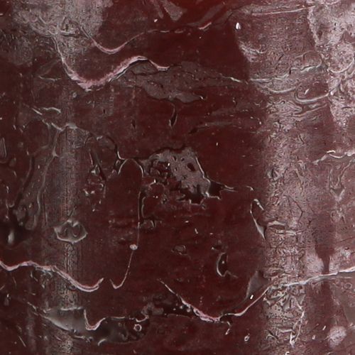 Product Set of 4 Burgundy pillar candles, solid color, 70x120mm - Decorative candles for home ambience &amp; wellness