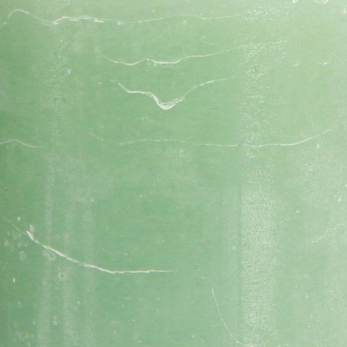Product Jade Green Pillar Candles, Dyed Through, High-Quality Decorative Candles 70x120mm, Stylish Table Decoration and Gift Idea, Set of 4