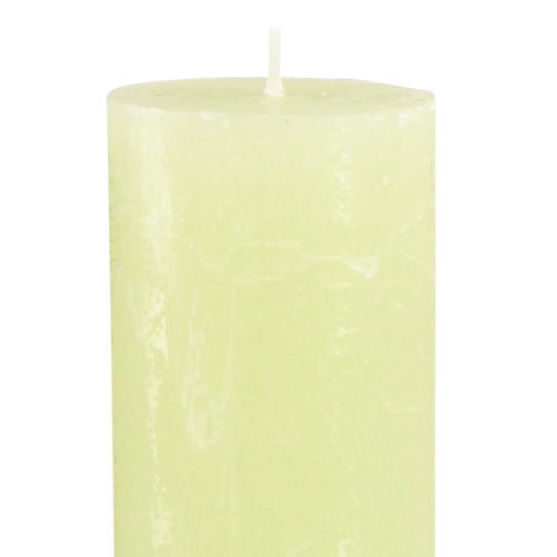 Product Solid coloured candles lime green ...