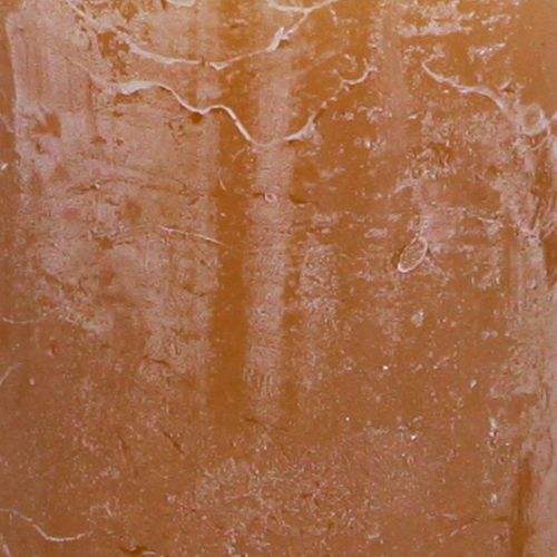 Product Solid-color pillar candles, caramel, 50x100mm, set of 4, long burning