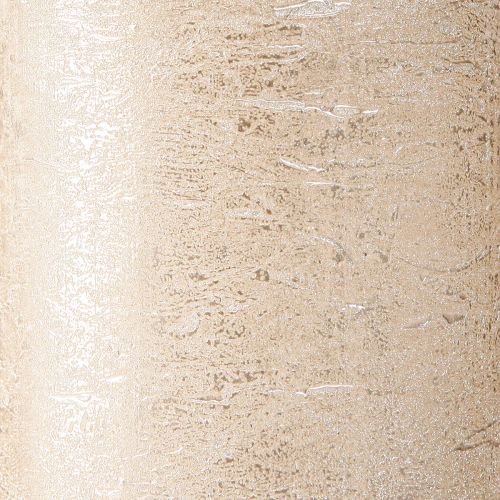 Product Premium platinum-colored pillar candles, 85x120mm, long burning time, set of 2