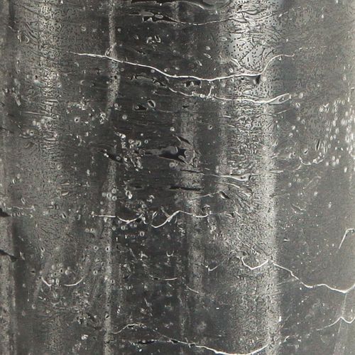 Product Elegant anthracite pillar candles 85x200mm - Rustic design, long burning time, set of 2 for stylish decoration