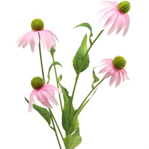 Echinacea flower artificial light pink 90cm
