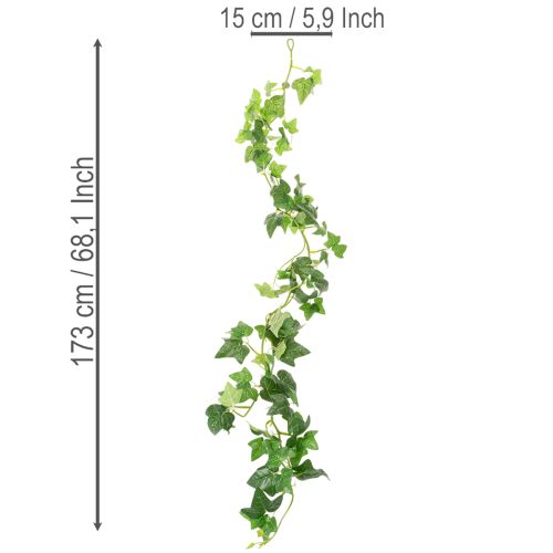Artificial ivy garland for room decoration 173cm | Floristik24.ie