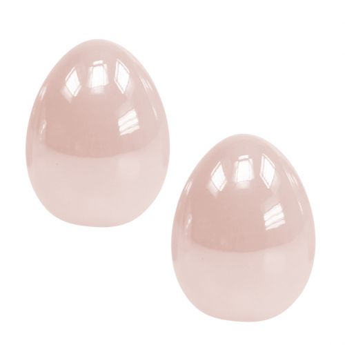 Floristik24 Egg 8.5cm pink standing 4pcs