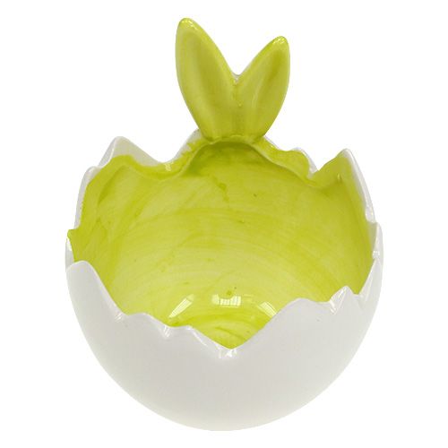 Floristik24 Decorative bowl egg with ears Ø7.5cm H9.5cm 3pcs