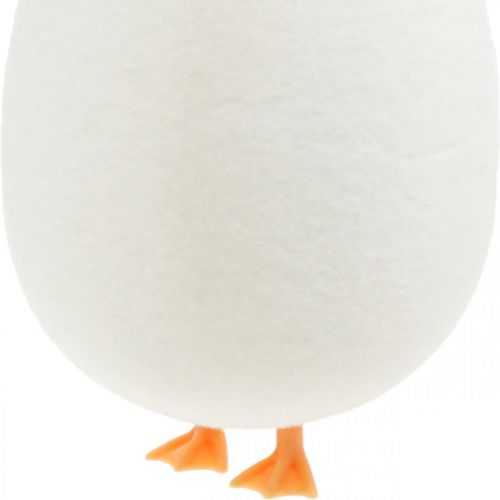 Product Decorative egg with legs Easter egg cream Funny Easter decoration H13cm 4pcs