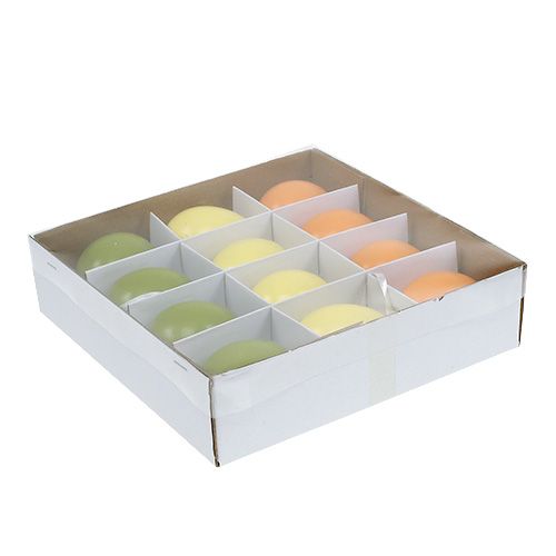 Floristik24 Hanging Egg Green-Orange 6cm 12pcs