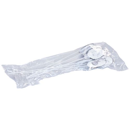 Product Flower stick metal decoration eggs with Easter bunnies 5×7cm 8 pcs