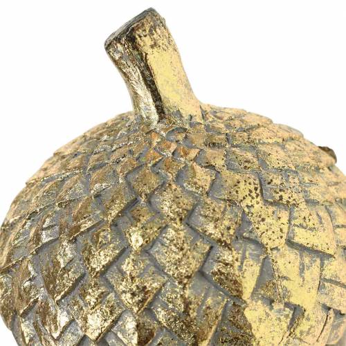 Floristik24 Decorative acorn golden Ø7.4cm H9.7cm