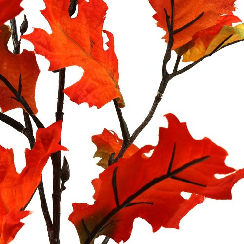 Floristik24 Oak leaf branch orange 84cm