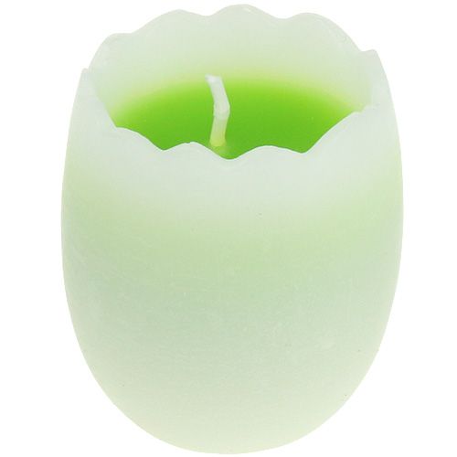 Egg candle green 5.5cm 3pcs