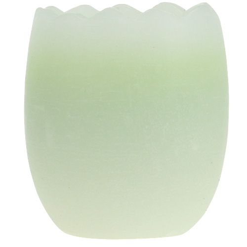 Floristik24 Egg candle green 5.5cm 3pcs
