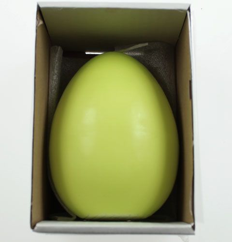 Floristik24 Egg candle lime 14cm