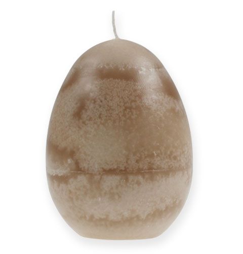 Decorative egg candle Sahara 14cm