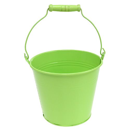 Floristik24 Bucket green mix Ø14cm H12cm 6pcs