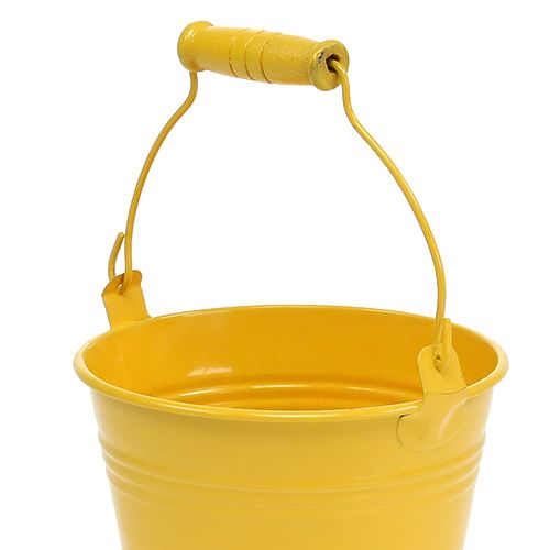 Floristik24 Bucket with handle colorful Ø12cm H10cm 8 pcs